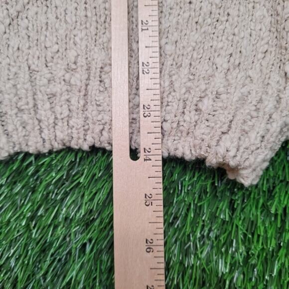 Vintage 80s Cristina Embellished Grandma Sweater Small Puff Sleeve Shoulder Pads - Picture 11 of 12